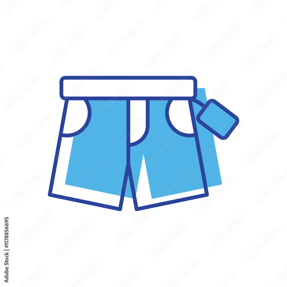 Pants icon isolated on a white background. Vector illustration. Pants icon isolated on a white background. Vector illustration.