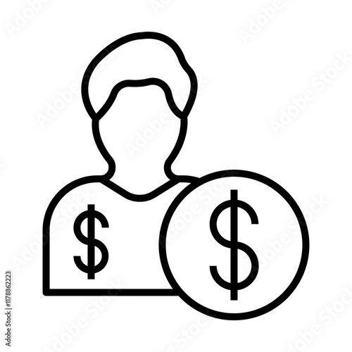 Mutual Fund Shares icon Design