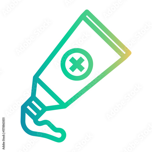 ointment Line Gradient Icon