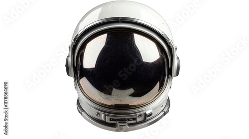 Astronaut Helmet isolated on transparent png background. photo