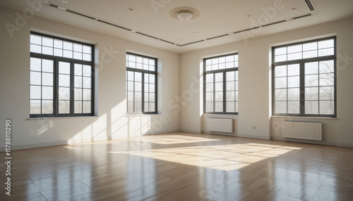 Wallpaper Mural empty room with big window Torontodigital.ca