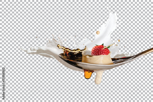 Chocolate & Strawberry Milk Splash Harmony