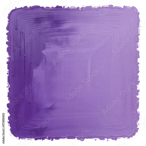 Textured Purple Square with Gradient on White Background