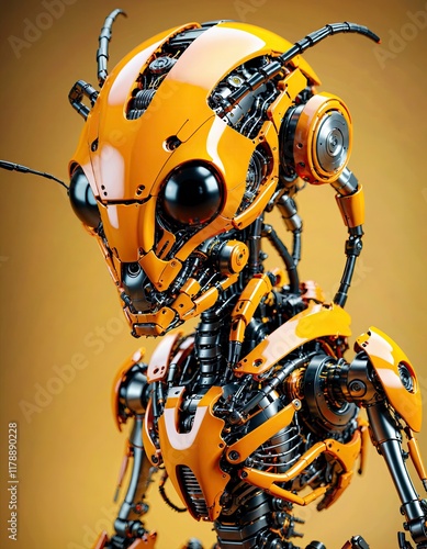 cyborg robot vector illustration