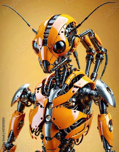 vector illustration of a robot