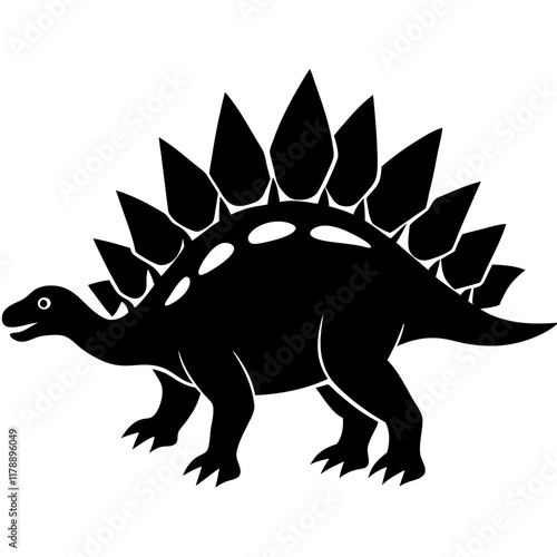 dinosaur illustration, dinosaur, vector