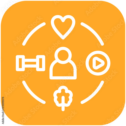 Lifestyle vector icon illustration of Lifestyles iconset.