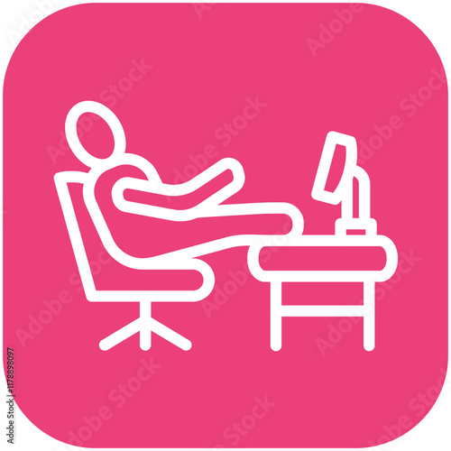 Lazy vector icon illustration of Lifestyles iconset.