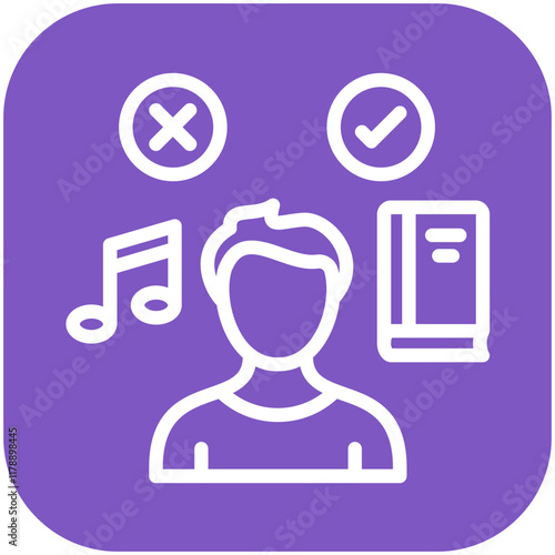 Alternative Lifestyle vector icon illustration of Lifestyles iconset.