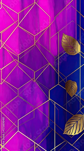 Modern Abstract Geometric Diamond Pattern Vector Design Background for Stylish Projects