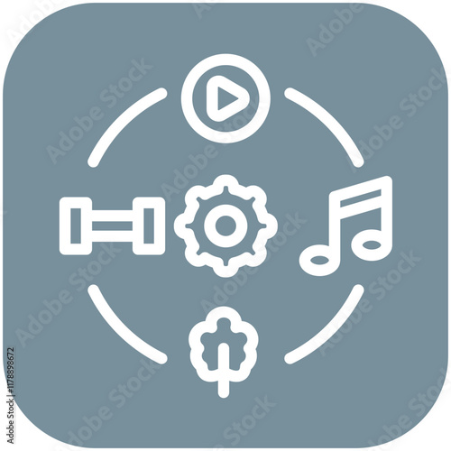 Activity vector icon illustration of Lifestyles iconset.