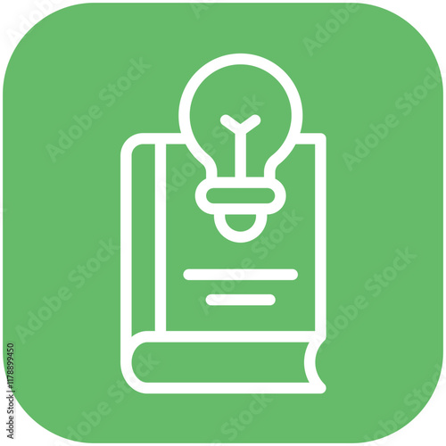 Knowledge vector icon illustration of Literature iconset.