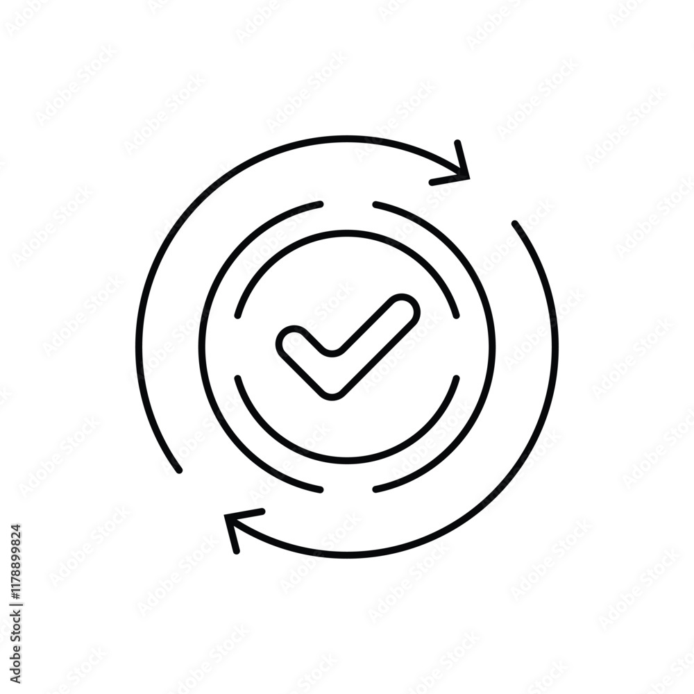 round convenient icon like easy pay or update. concept of replace or swap symbol and quality control. linear trend modern synchronize logotype graphic stroke art design web element isolated on white round convenient icon like easy pay or update. concept of replace or swap symbol and quality control. linear trend modern synchronize logotype graphic stroke art design web element isolated on white