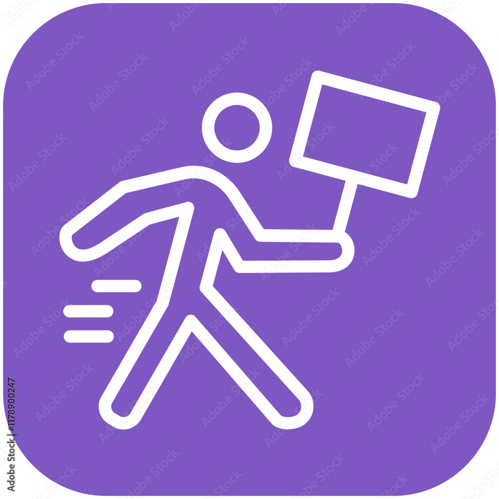 Movement vector icon illustration of Protesting and Civil Disobedience iconset. Movement vector icon illustration of Protesting and Civil Disobedience iconset.