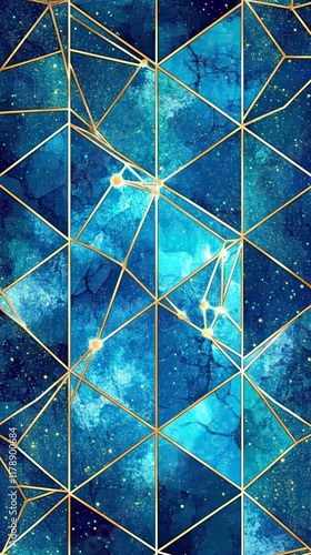 Wallpaper Mural Modern Abstract Geometric Diamond Pattern Vector Design Background for Stylish Projects Torontodigital.ca