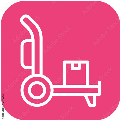 Box Carrier vector icon illustration of Business & Economy iconset.