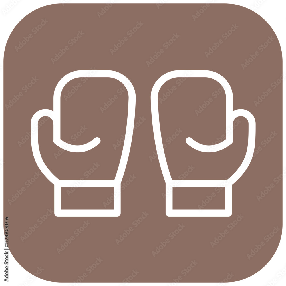 Gloves vector icon illustration of Soccer iconset.