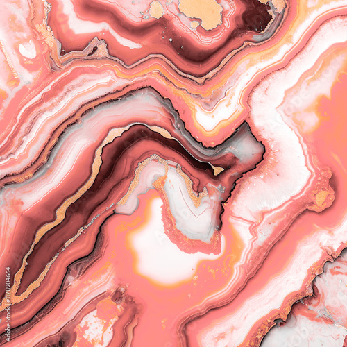 red and white Marble background photo