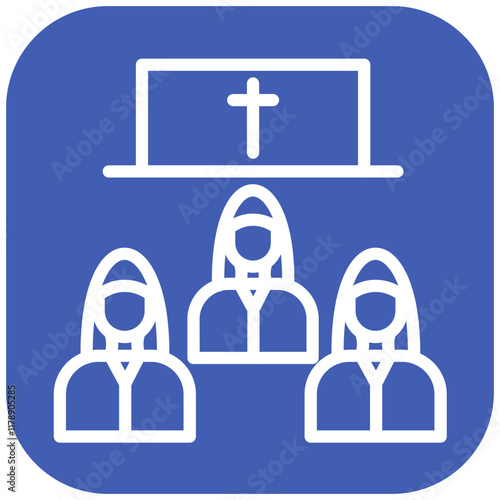 Cermon vector icon illustration of Funeral iconset. photo