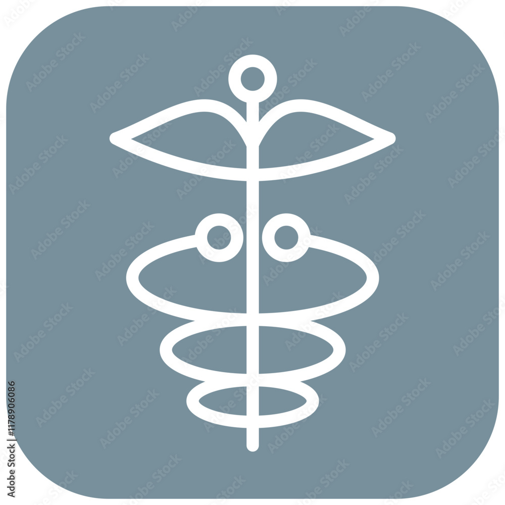 Caduceus vector icon illustration of Pharmacy iconset. Caduceus vector icon illustration of Pharmacy iconset.