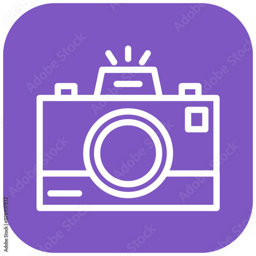 Photography vector icon illustration of Hajj Pilgrimage iconset.