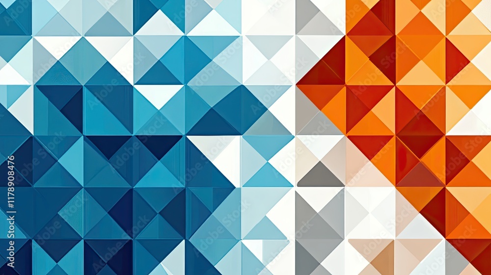 Obraz premium Modern Abstract Geometric Diamond Pattern Vector Design Background for Stylish Projects