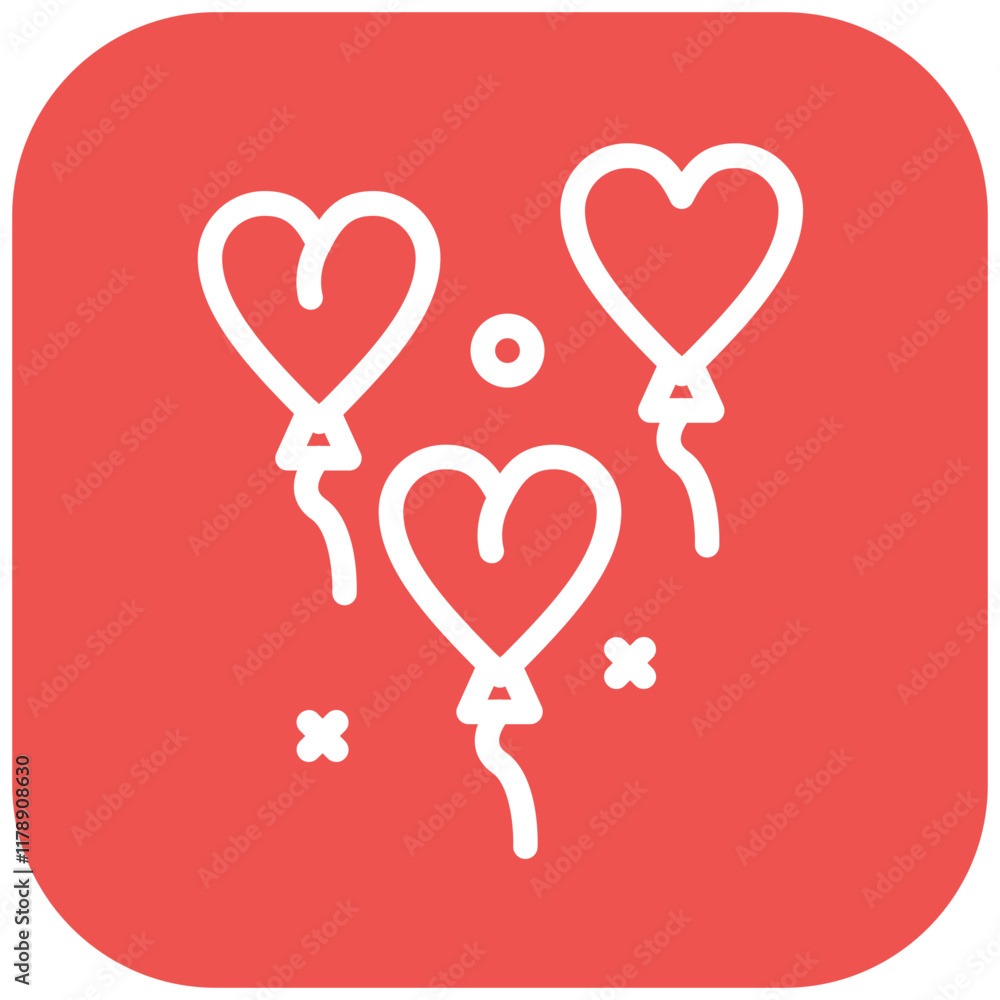 Heart Balloon vector icon illustration of Festa Junina iconset. Heart Balloon vector icon illustration of Festa Junina iconset.