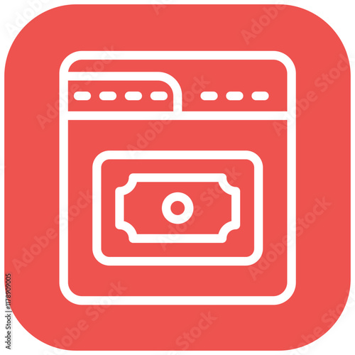 Money Laundering vector icon illustration of Corruption iconset.