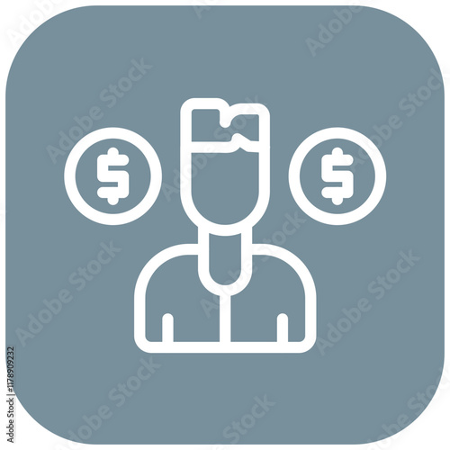 Dirty Contract vector icon illustration of Corruption iconset.