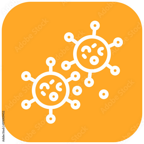 Virus Cell vector icon illustration of Infectious Diseases iconset.