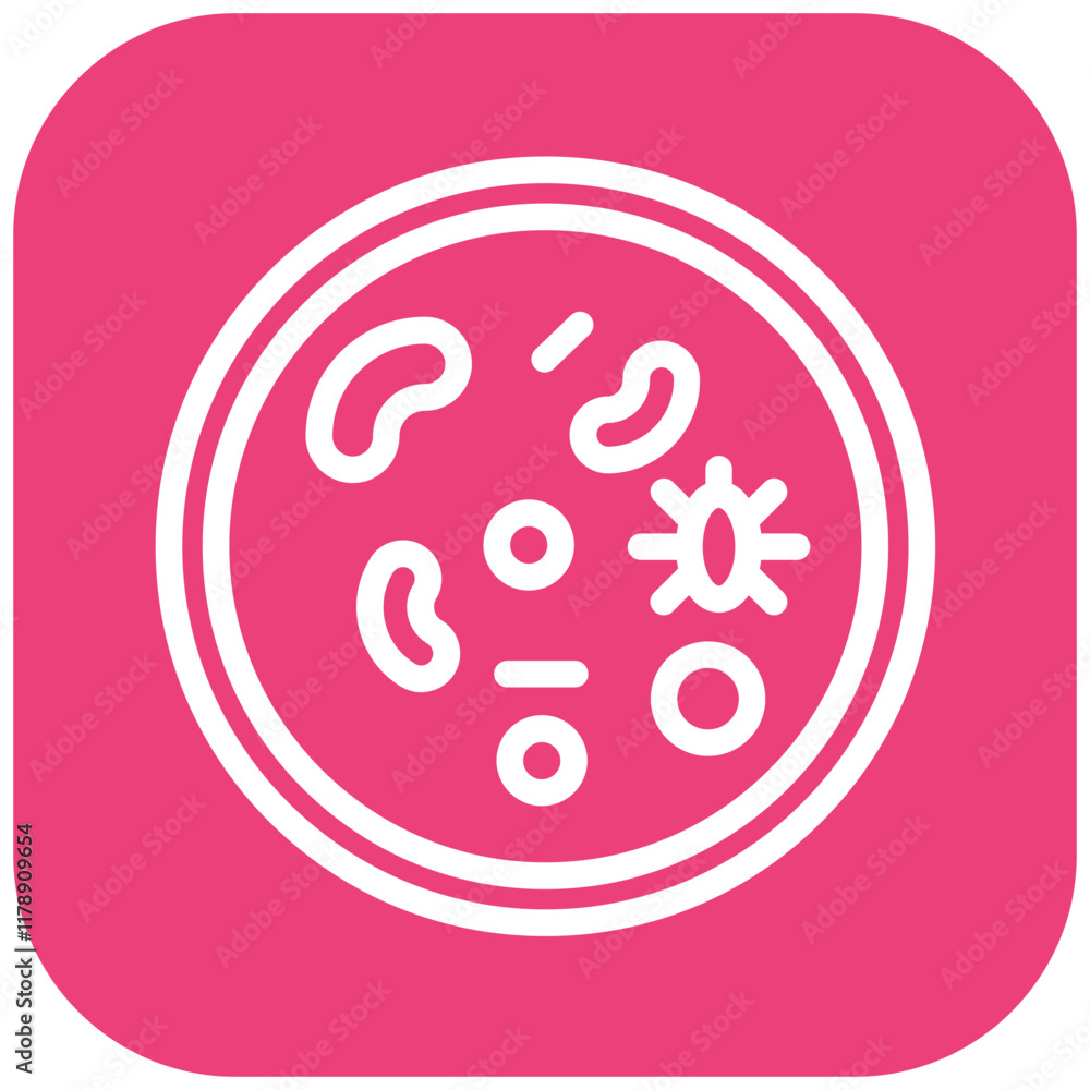 Pathogen Microscope vector icon illustration of Infectious Diseases iconset. Pathogen Microscope vector icon illustration of Infectious Diseases iconset.
