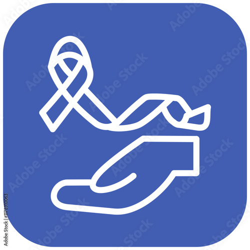 Cancer Awareness vector icon illustration of Chemotherapy iconset.