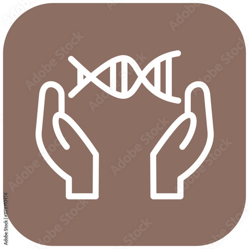 Genetic Counseling vector icon illustration of Chemotherapy iconset.