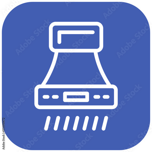 Fume Hood vector icon illustration of Lab iconset.