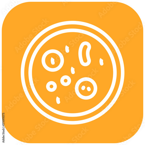 Microorganism vector icon illustration of Lab iconset.