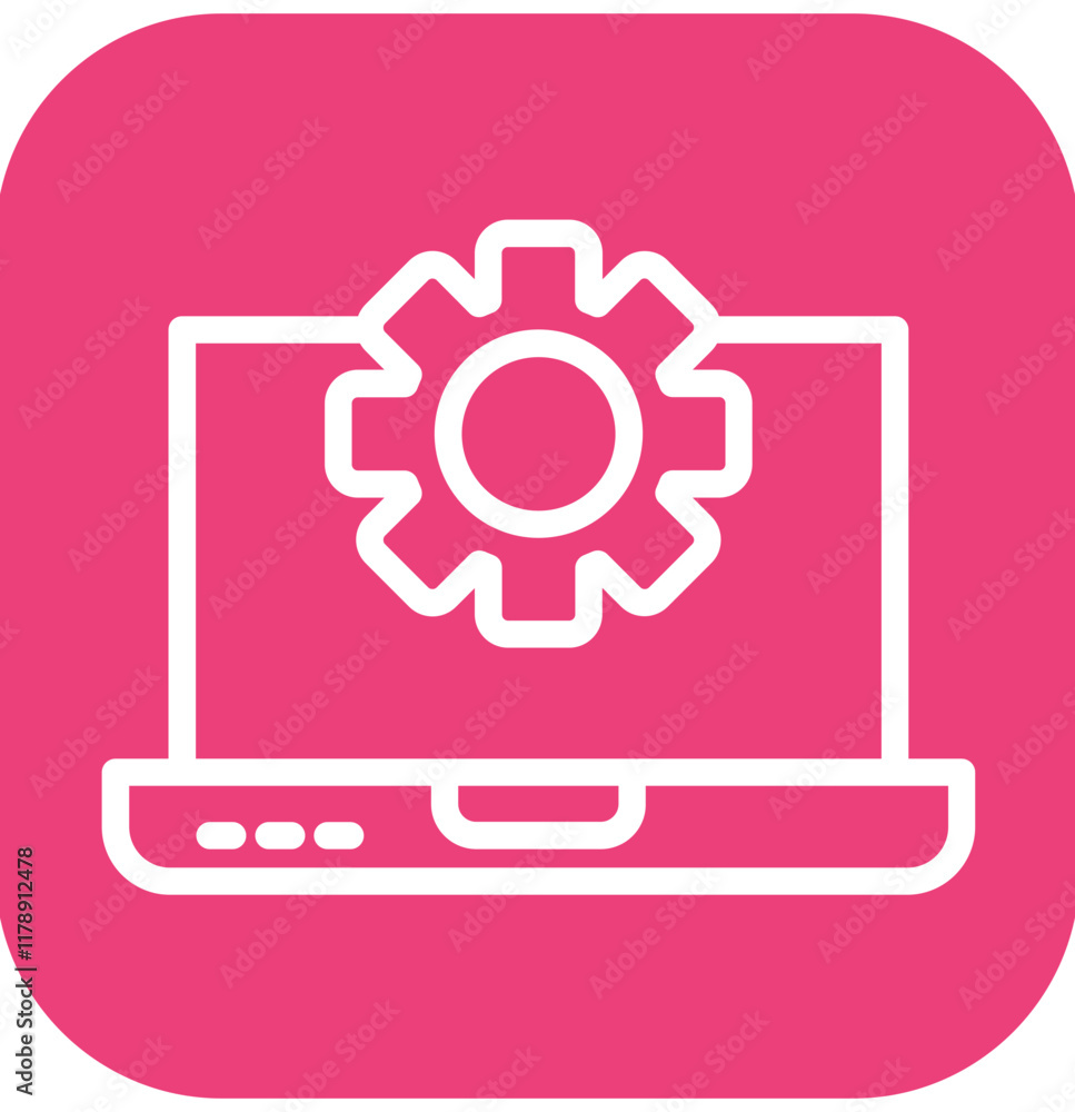 Automation vector icon illustration of Business Analytics iconset.