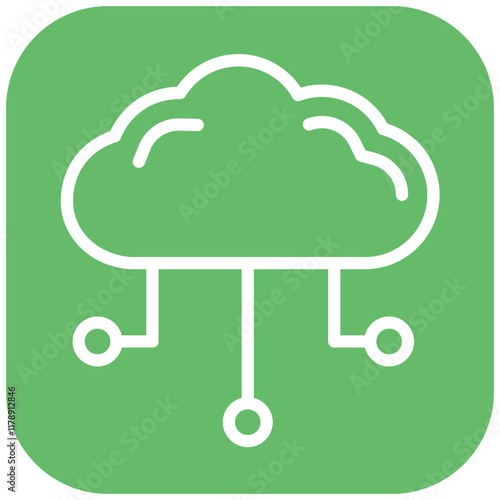 Network Congestion vector icon illustration of Networking iconset.