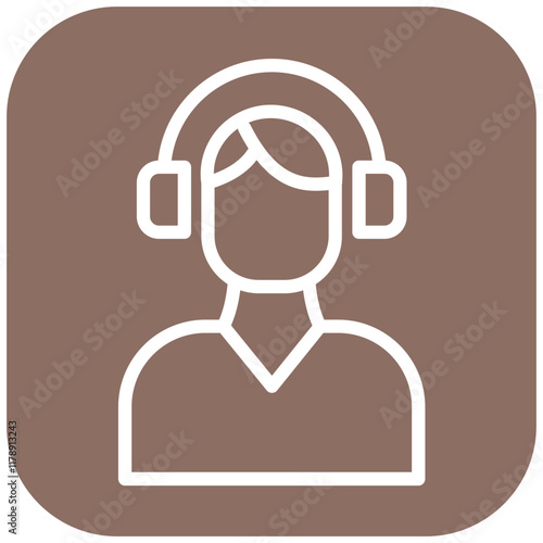 Supportiveness vector icon illustration of Leadership iconset.