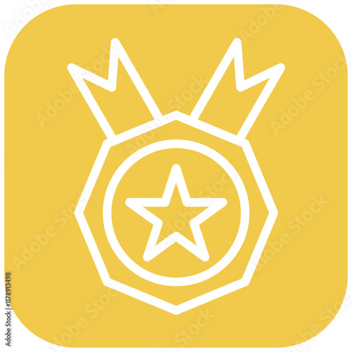 Excellence vector icon illustration of Leadership iconset.