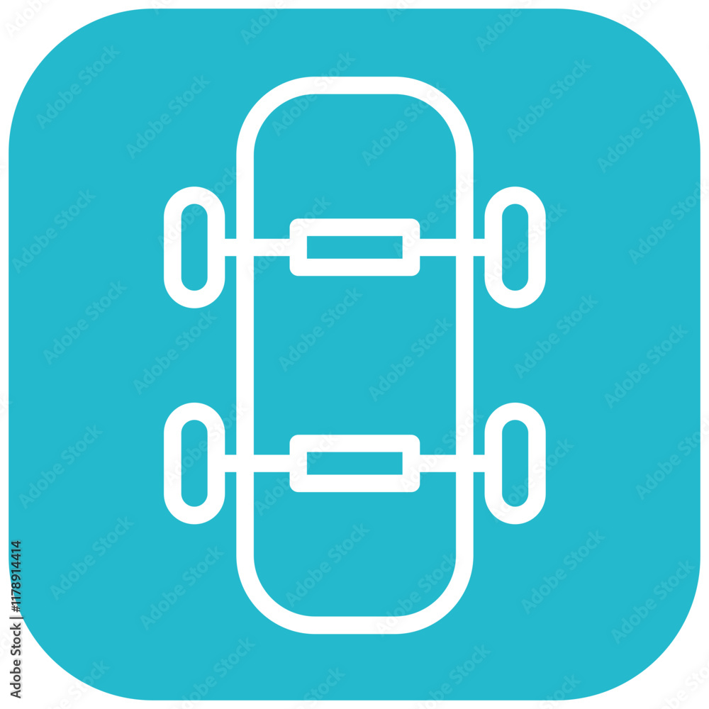 Skateboard vector icon illustration of Outdoor Fun iconset. Skateboard vector icon illustration of Outdoor Fun iconset.