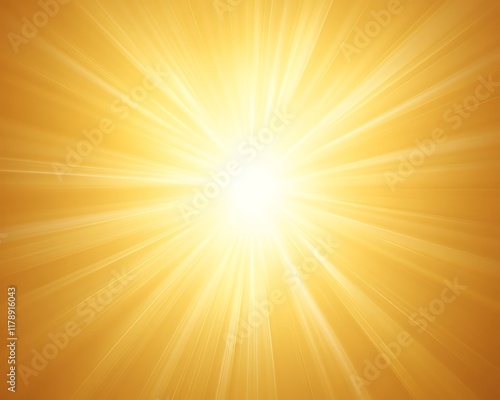 Bright, radiant sunburst background.