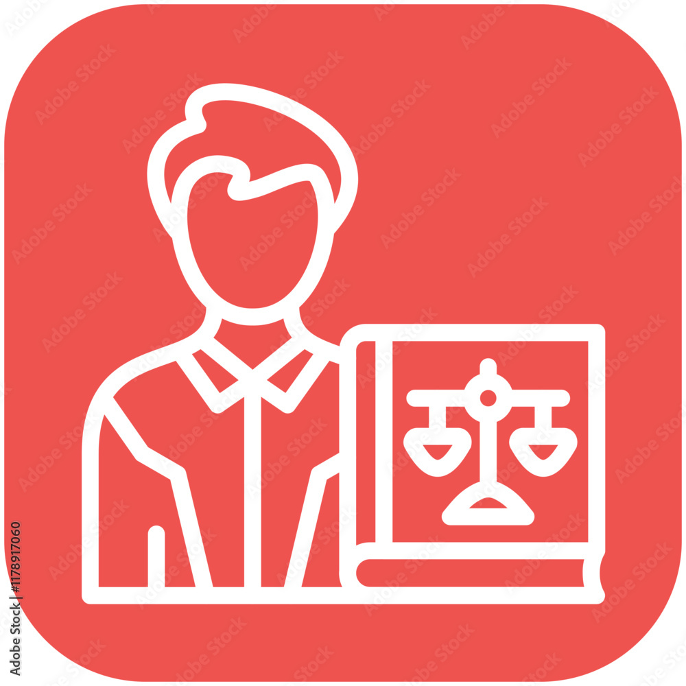 Defendant Male vector icon illustration of Law & Legislation iconset. Defendant Male vector icon illustration of Law & Legislation iconset.