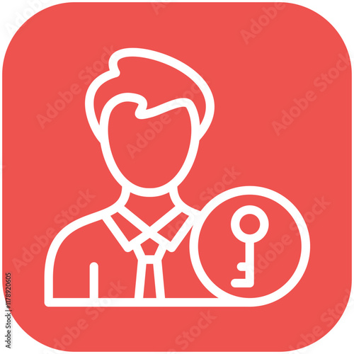 Ownership vector icon illustration of Gig Economy iconset.