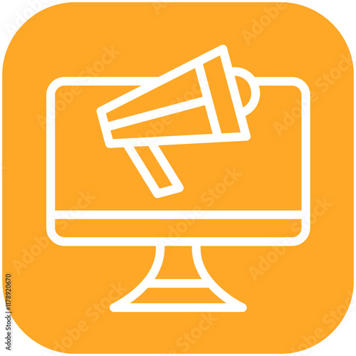 Online Marketing vector icon illustration of Gig Economy iconset.