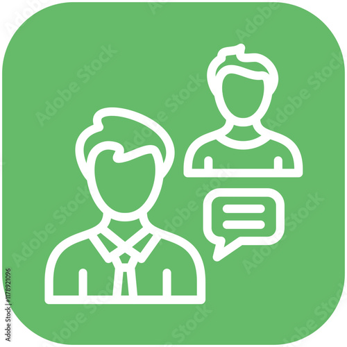 Consultant vector icon illustration of Gig Economy iconset.