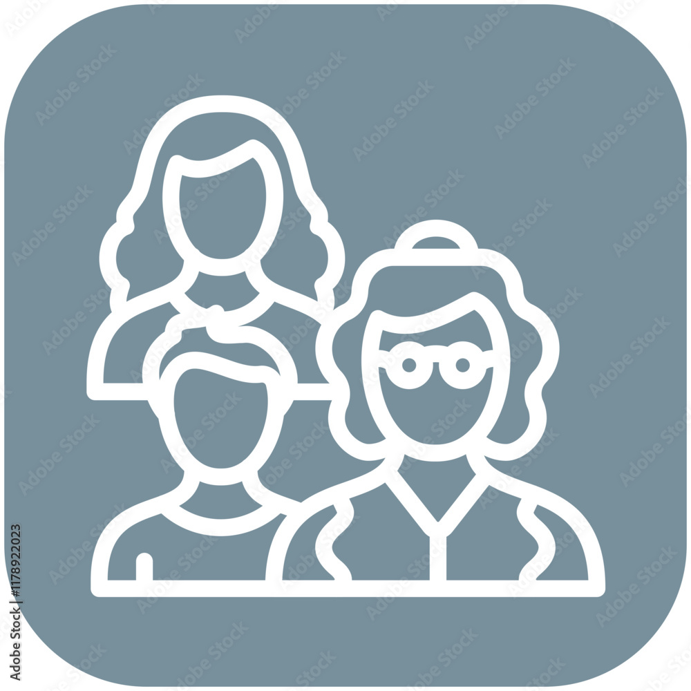 Age Group vector icon illustration of Generation Gap iconset. Age Group vector icon illustration of Generation Gap iconset.