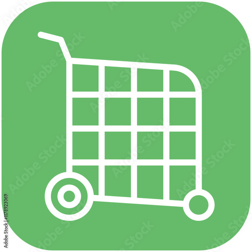 Shopping Cart vector icon illustration of Fashion Ecommerce iconset.