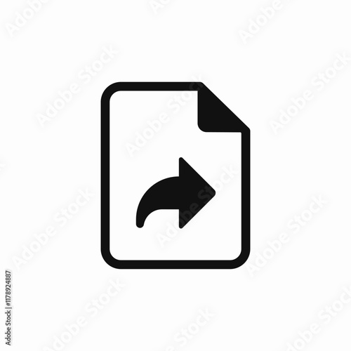 send file share file icon vector sign