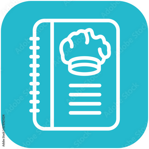 Recipe vector icon illustration of Catering iconset.