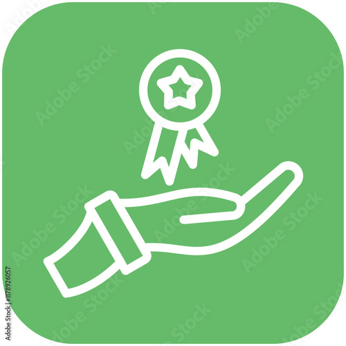 Reward vector icon illustration of Achievements iconset.